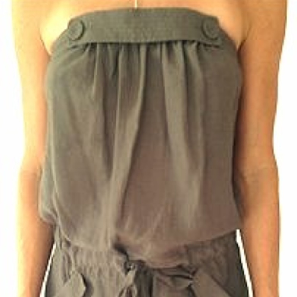 BCBG MaxAzria Olive Green Romper/Jumpsuit